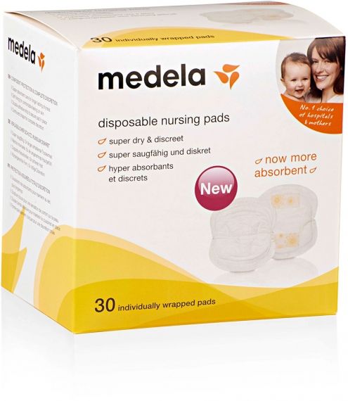 Medela Абсорбиращи подплънки за еднократна употреба 30 бр. Disposable Bra Pads