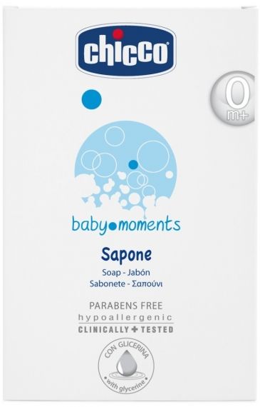Chicco - Нежен бебешки сапун Baby Moments 100гр.
