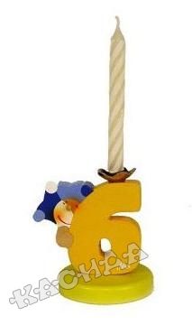 Sevi - Дървена цифра Happy Birthday - 6