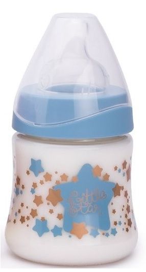 Шише за хранене Suavinex Haute Couture 150мл 3P S PREMIUM B - Синьо