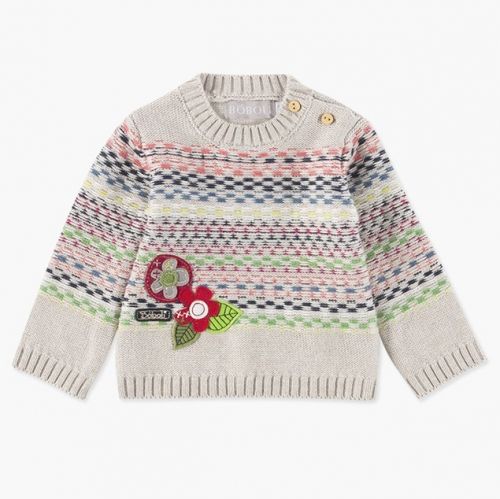 Boboli - Бебешки пуловер *Flower*