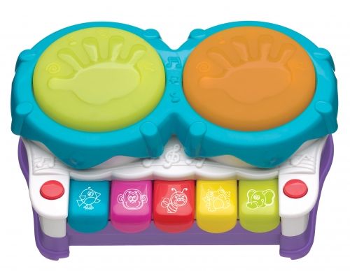 Jerrys Class Музикална играчка 2в1 Пиано и Барабани