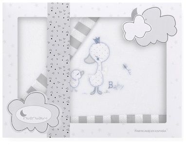 Interbaby - Бебешки спален комплект от 3 части за количка *Jungle*