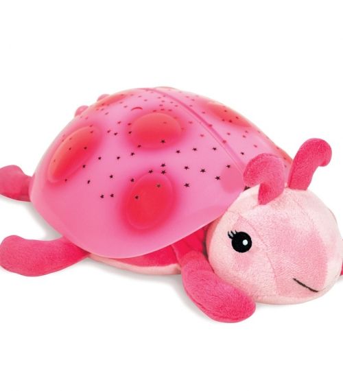 Нощна лампа с проектор за детска стая *Калинка* Cloud-B Twilight Ladybug Pink