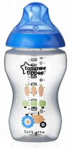 TOMMEE TIPPEE Шише за хранене EASI VENT 340 ml. 3м+ СИН
