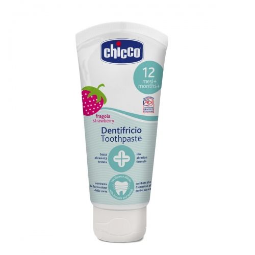 Chicco - Плодова паста за зъби 50 мл. 12+ месеца