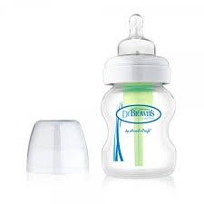 Dr.Brown`s Natural Flow Options - Широко шише за хранене 150ml.