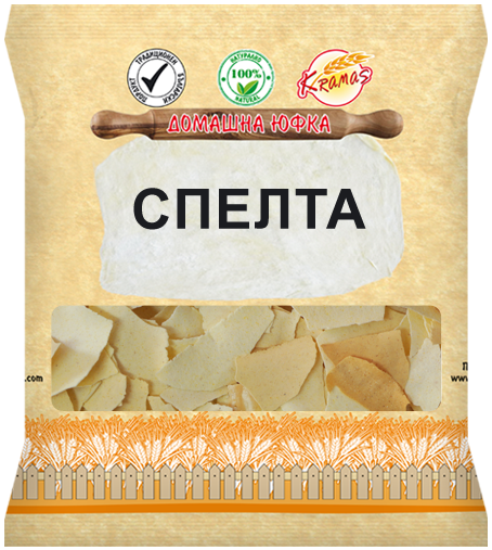 Крамас - Домашна юфка от спелта - 200 g