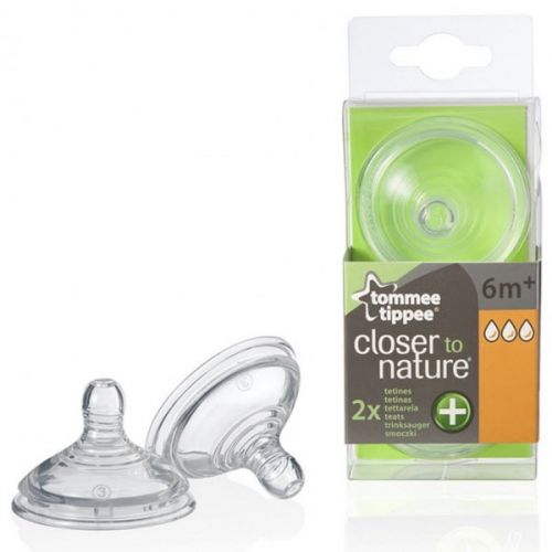 TOMMEE TIPPEE Биберон анти-колик 6м+ 3 капки