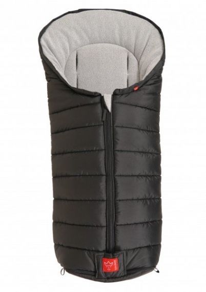 Универсално чувалче за бебешка количка KAISER Finny Fleece Melange Black