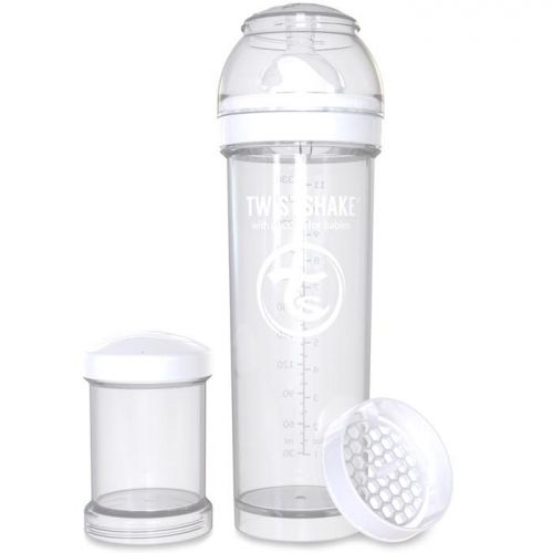 Twistshake Anti-colic бебешко шише 330мл Бяло