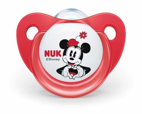 NUK залъгалка силикон 6-18м. MICKEY