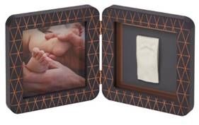 BabyART PRINT Отпечатък квадратен DarkGrey Copper