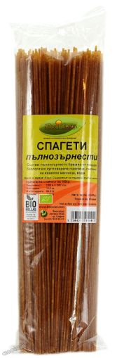 Спагети пълнозърнести - 500 гр. - Авгери био