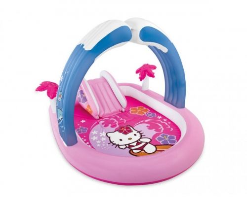INTEX  - Надуваем център за игра с пързалка 'Hello Kitty'