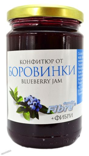 Конфитюр от боровинки + фибри - 340 гр.