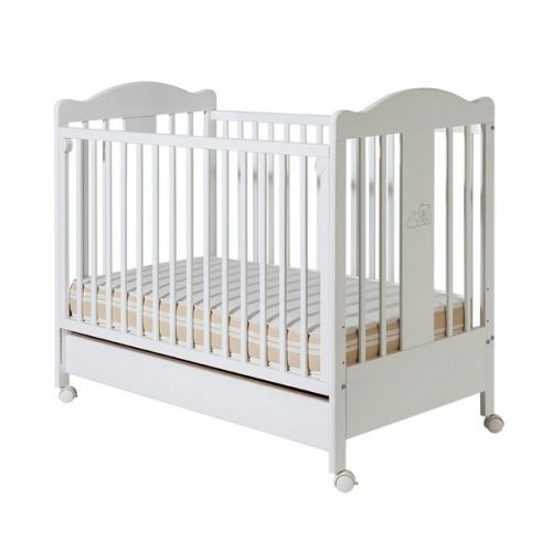 BUCKO  Детско дървено легло Tommy 60/120см, бял