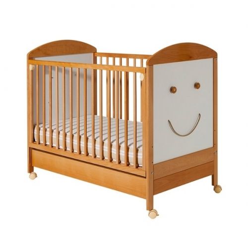 BUCKO  Детско дървено легло Smile 60/120см, натур