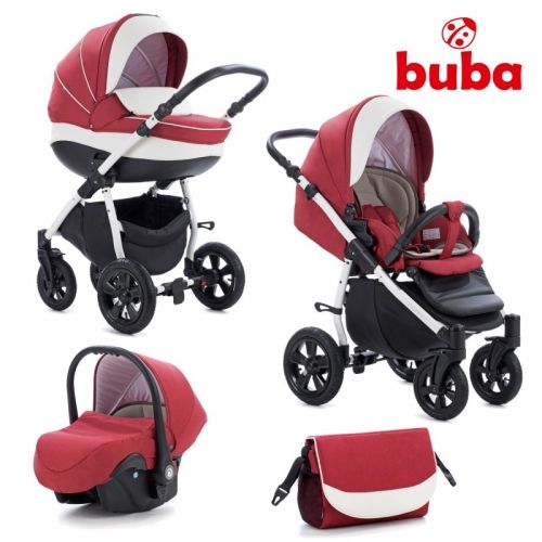Buba - Бебешка количка 3в1 'Forester' / сив