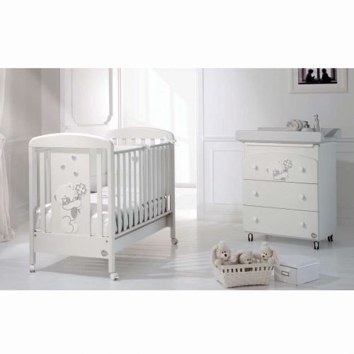  Baby Expert  Детска стая Gastone бял/сребрист