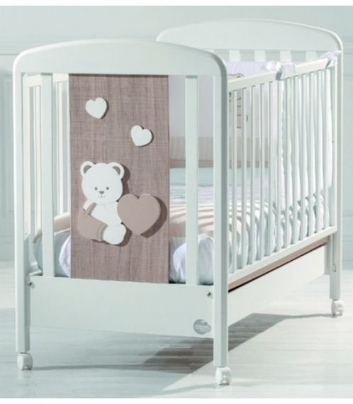  Baby Expert  Детско креватче  Balu бял/скален дъб
