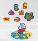 Playgro -    Пъзел за баня  Платноходка (6м+)