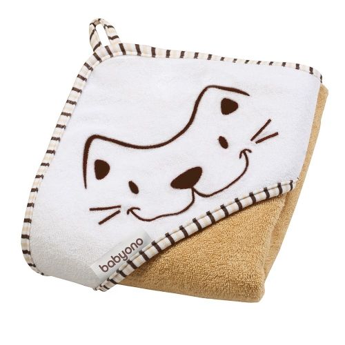 BabyOno - Бебешка хавлия за баня  *Екрю*