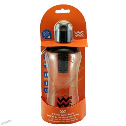 Бутилка за филтриране на вода Well bottle - Black