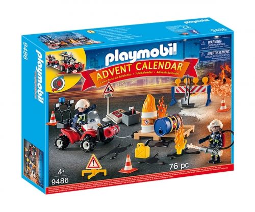 Playmobil - Коледен календар Пожарна команда в действие