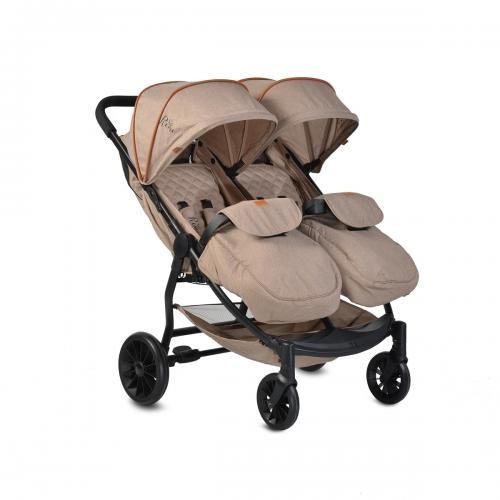 Moni - Количка за близнаци Rome beige