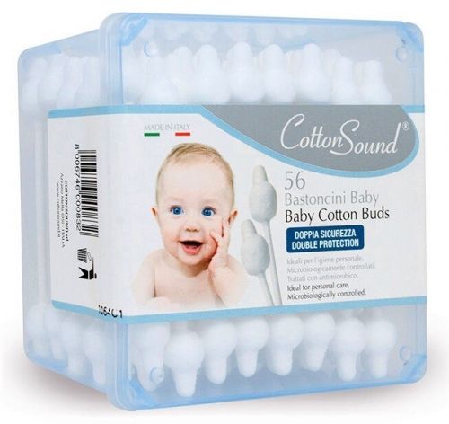 Cotton sound - Анатомични клечки за уши 60 бр.