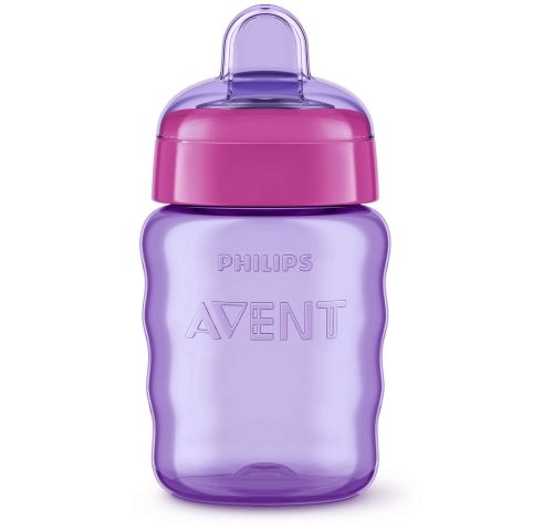 AVENT - Чаша за лесен преход без дръжки 260мл - розова