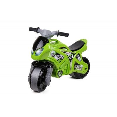 Technok Toys - Детски мотор с бандаж на гумата зелен