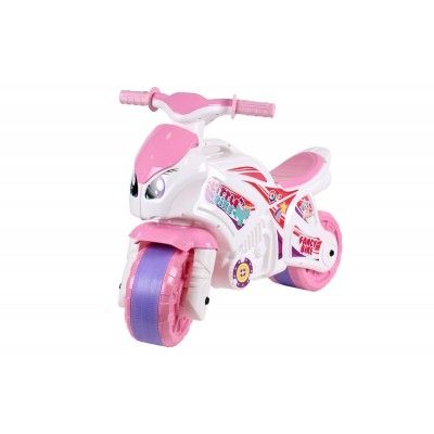 Technok Toys - Детски мотор с бандаж на гумата розов