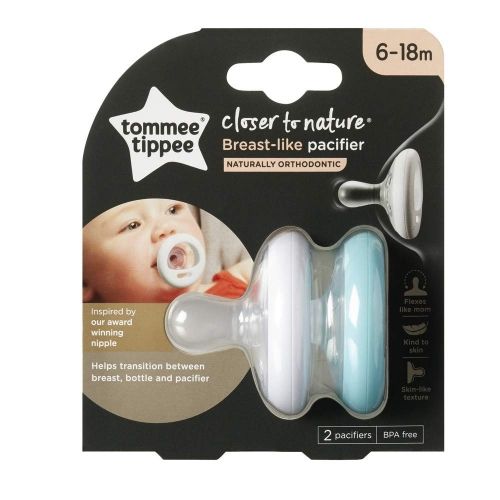 Tommee Tippee ортодонтични залъгалки  Breast like 6 - 18 м.