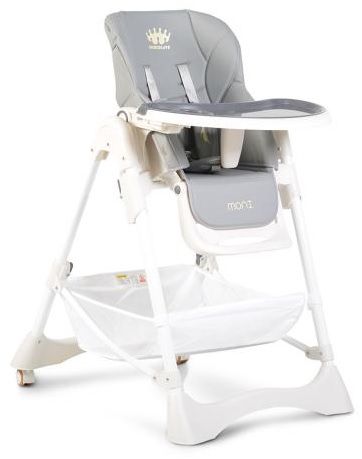 Moni - Стол за хранене Chocolate Blue