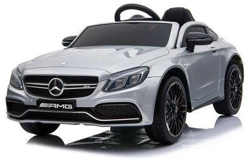Мони - Акумулаторна кола Mercedes C63s Металик - Сива