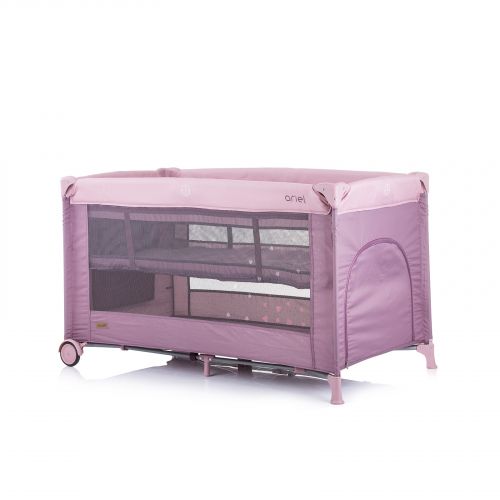 Chipolino АРИЕЛ  Преносима бебешка кошара lilac
