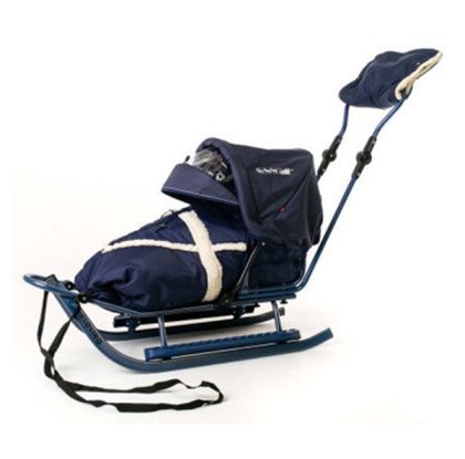 Adbor - Детска шейна Piccolino Deluxe Blue