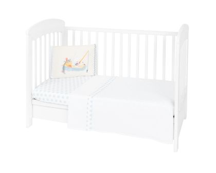 Kikka Boo Бебешки спален комплект 3 части 70/140 The Fish Panda