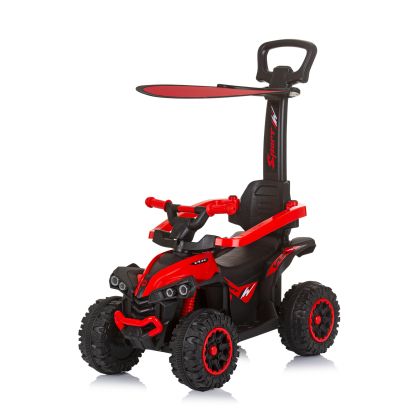 Chipolino кола за яздене с дръжка "ATV" червена