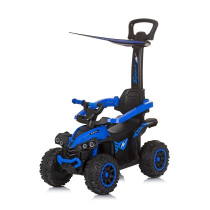  Chipolino кола за яздене с дръжка "ATV" синя