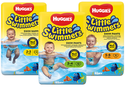 Huggies® Little Swimmers еднократни памперс бански за плуване 