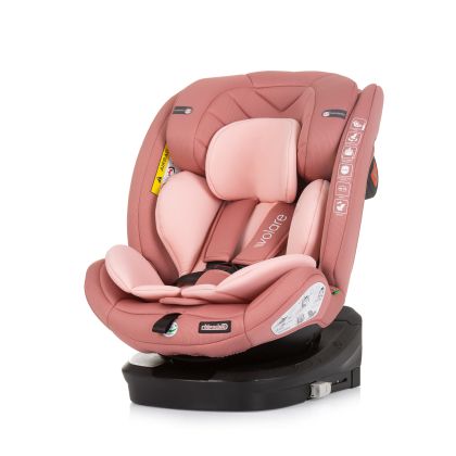 Chipolino  Стол за кола Воларе  i-SIZE 360 / 40-150 см /Фламинго