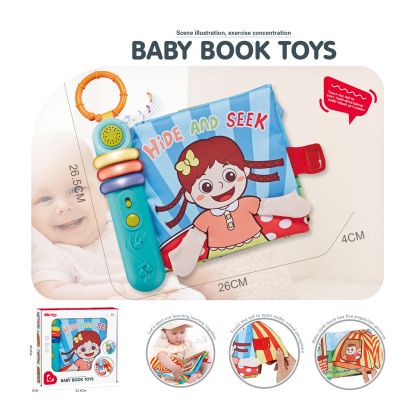 Мека музикална сензорна книжка Hide and Seek