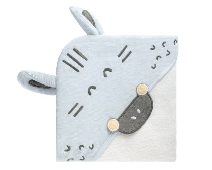 Kikka Boo - Бебешка хавлия за баня Stripy Friends