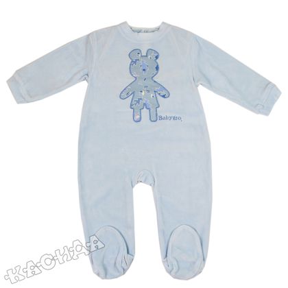 BabyGro - Бебешки гащеризон *Le petit lapin* - синьо