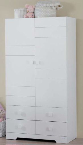 Гардероб за детска стая Micuna A 1412 Basic White