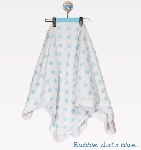 Бебешко одеяло в подаръчна кутия MyCey Bubble Dots Blue