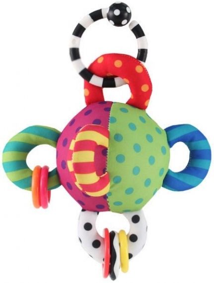 Бебешка забавна топка Sassy Loopy Ball с халка